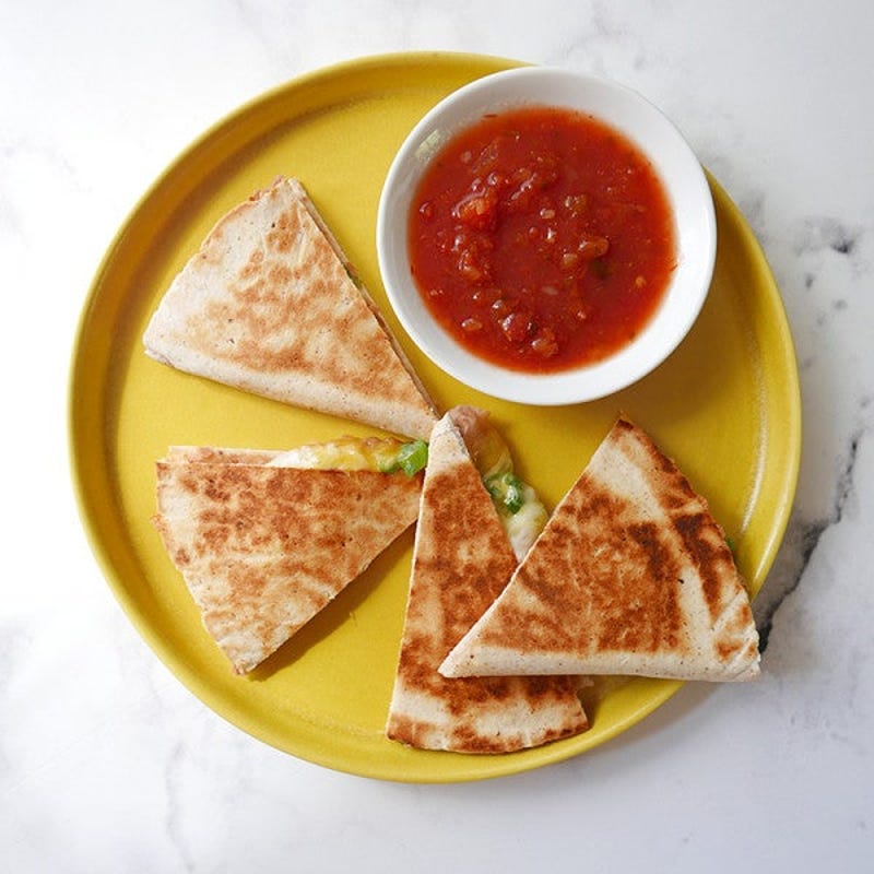 Photo of Refried bean & cheddar snacking quesadilla by WW