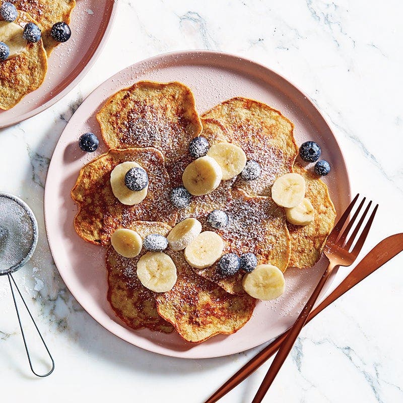 Banane-Pancakes ohne Mehl