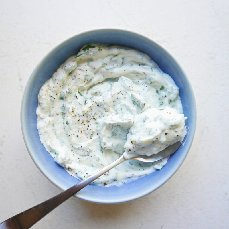 Photo of Herby garlic yogurt sauce by WW