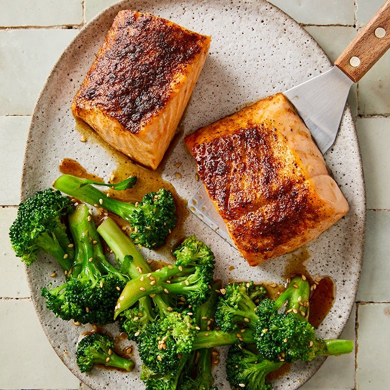 Foto van Zalm met kruidenrub uit de Airfryer door WW