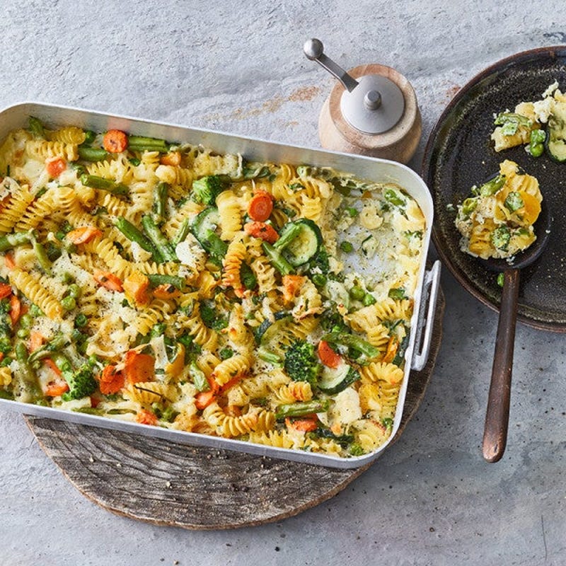 Photo de Cassolette crémeuse de fusilli et de légumes par WW