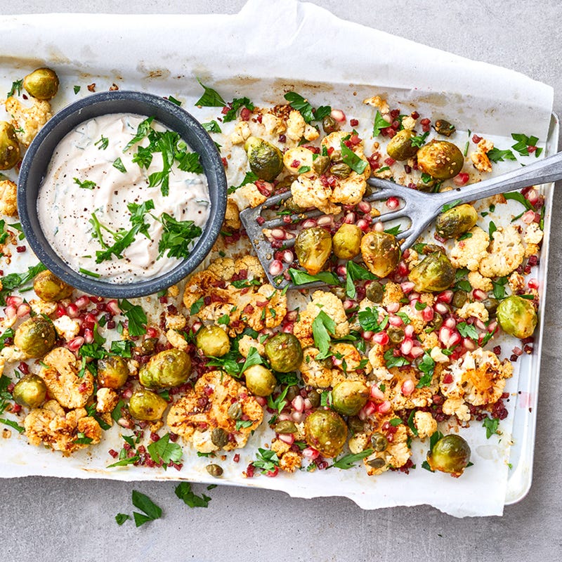 Kohlblech mit Schinkenwürfeln