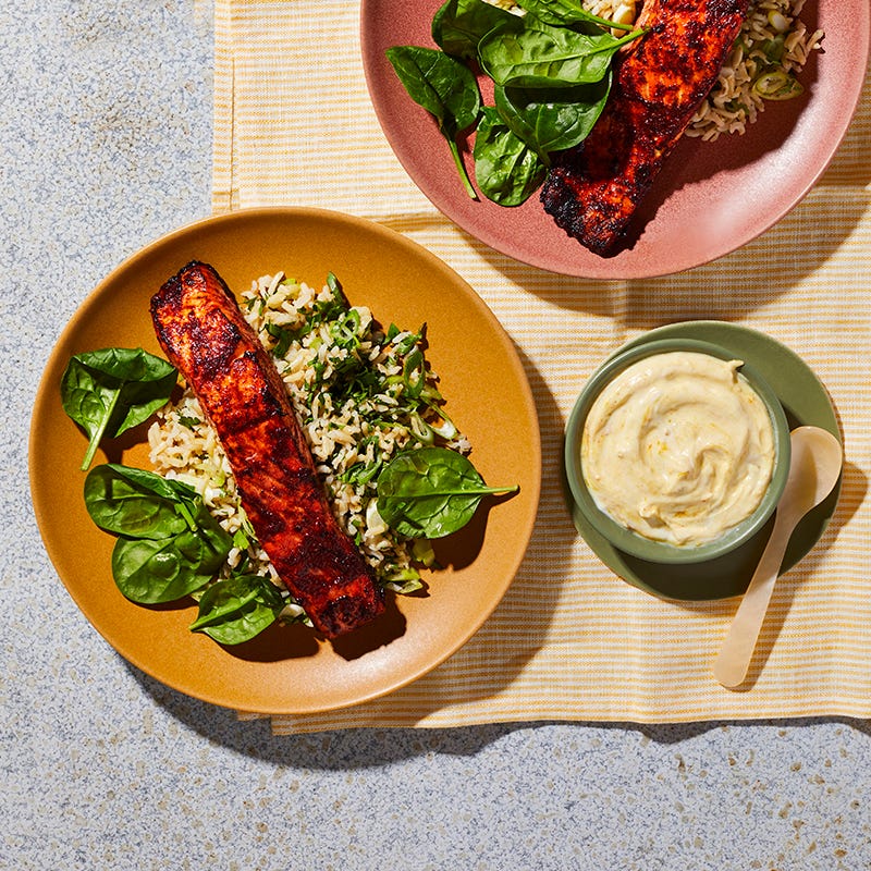 ViktVäktarna - Tandoorilax med mango chutneyyoghurt