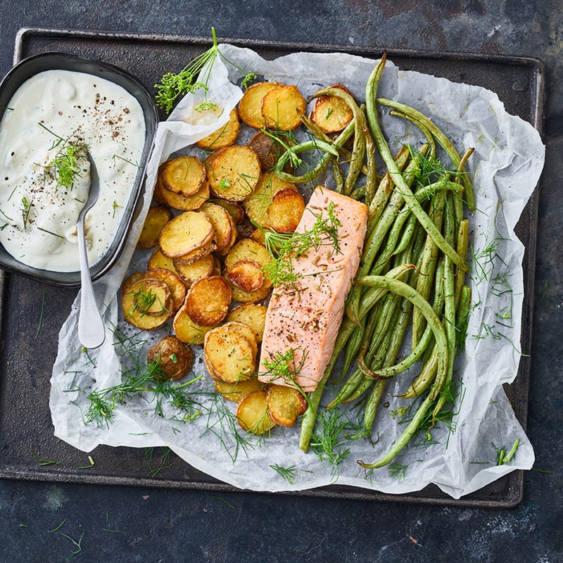 One-sheet-Ofen-Lachs