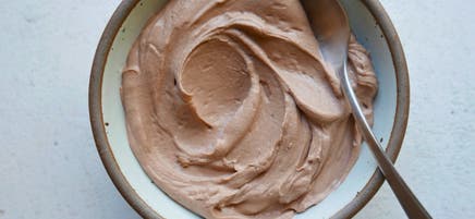 Chocolate protein pudding