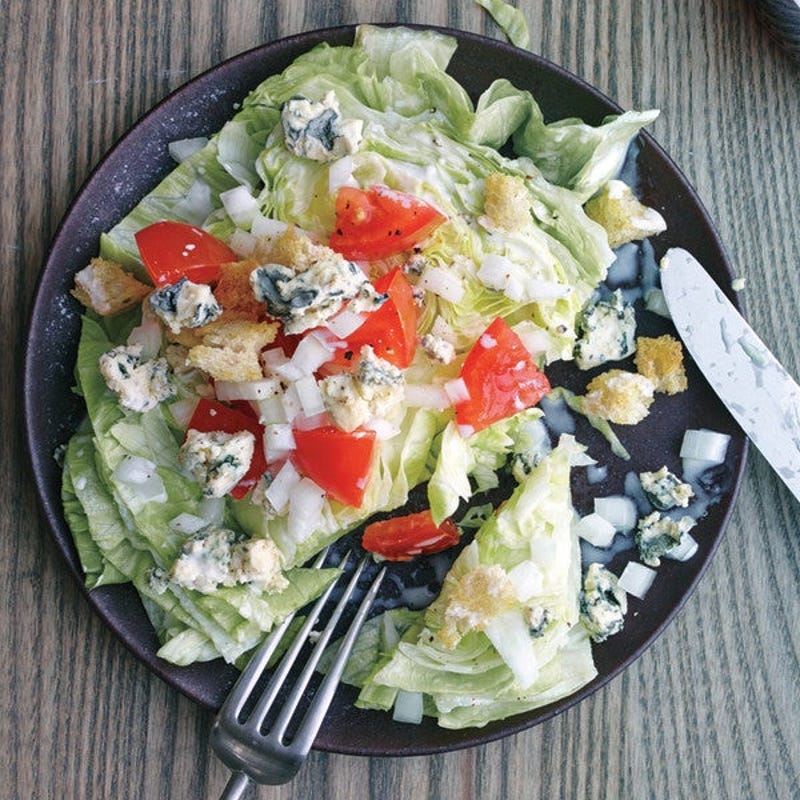 Photo of Blue cheese–dressed iceberg lettuce “steaks” by WW
