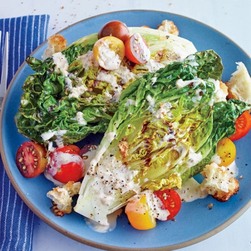 Photo de Salade César grillée aux tomates cerises par WW
