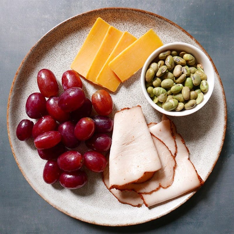Photo de Assiette de collations de dinde et de cheddar par WW