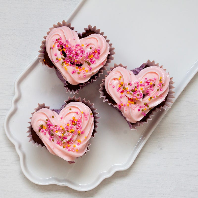 ViktVäktarna - Hjärtmuffins med frosting