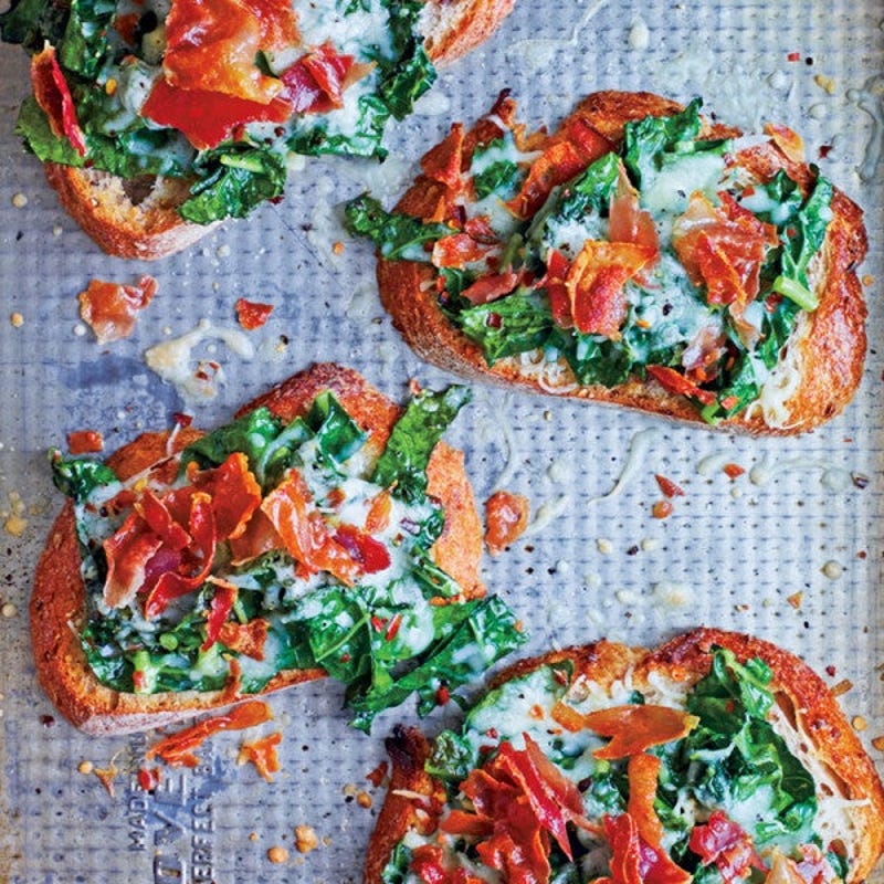 Photo of Prosciutto, kale & mozzarella melts by WW