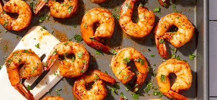 Cajun grilled prawns