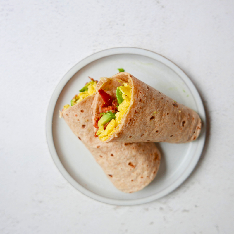 Photo of Bacon, egg & avocado wrap by WW