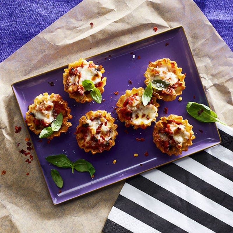 Photo de Bouchées de pizza aux champignons et au pepperoni. par WW