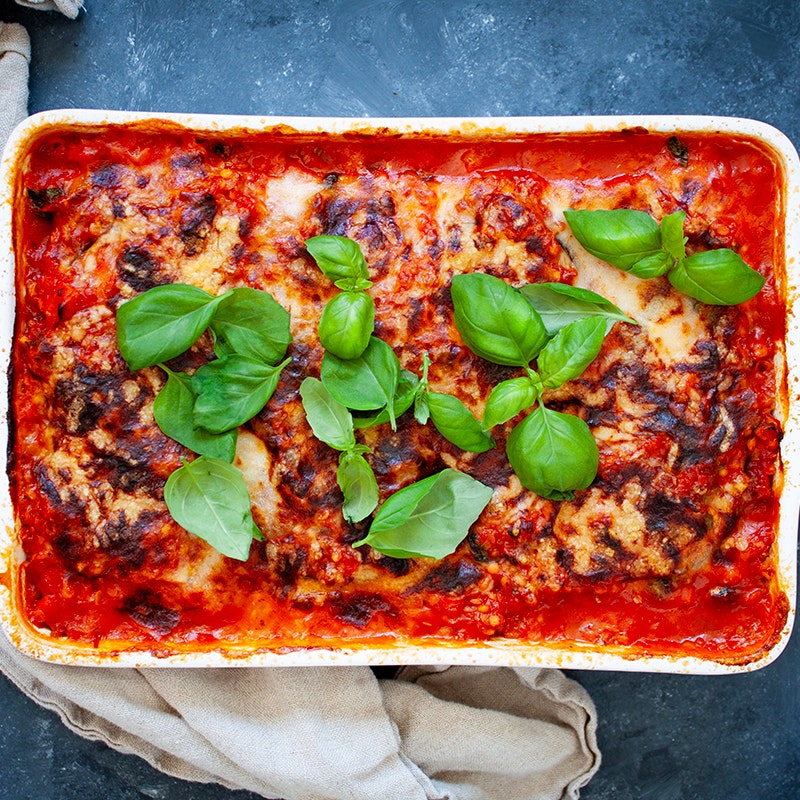 ViktVäktarna - Linslasagne med aubergine och ostkräm