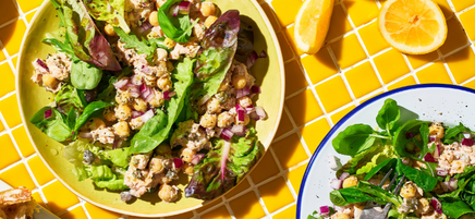 Creamy chickpea-tuna salad