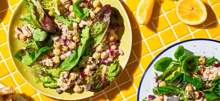 Creamy chickpea-tuna salad