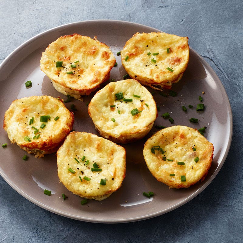 Photo de Quiche miniature sans croûte au bacon de dinde et à l’oignon par WW