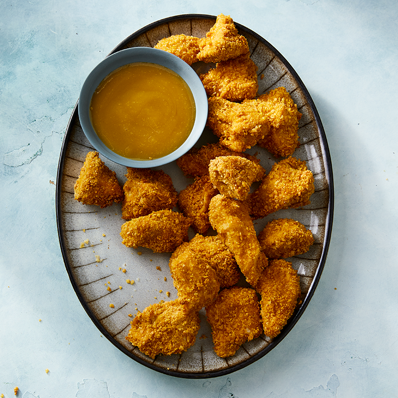 Crispy chicken nuggets