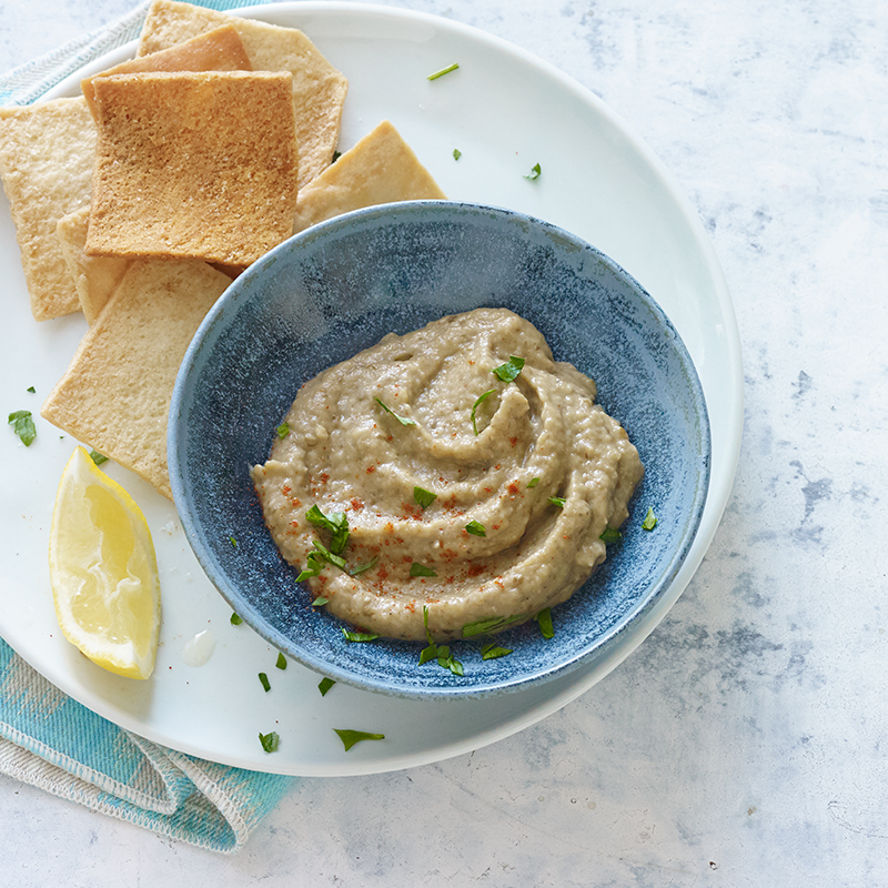 Moroccan roasted eggplant dip