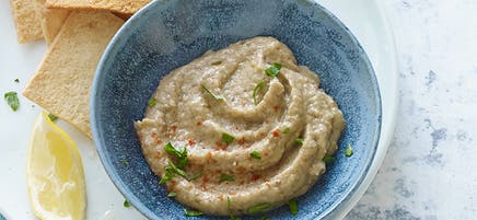 Moroccan roasted eggplant dip