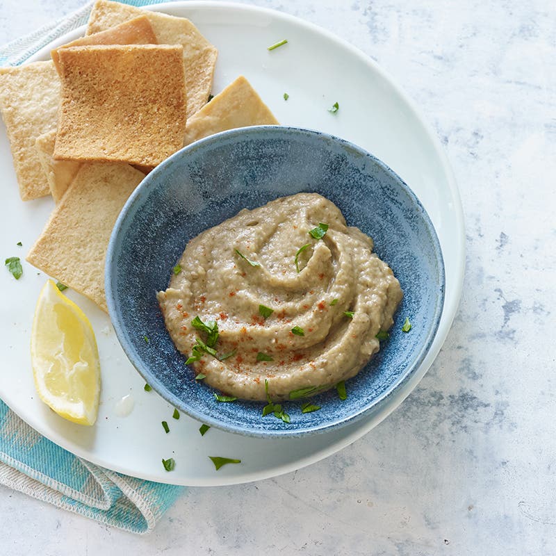 Moroccan roasted eggplant dip