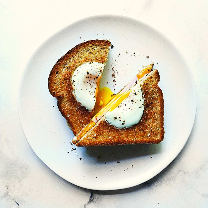 Breakfast grilled cheese