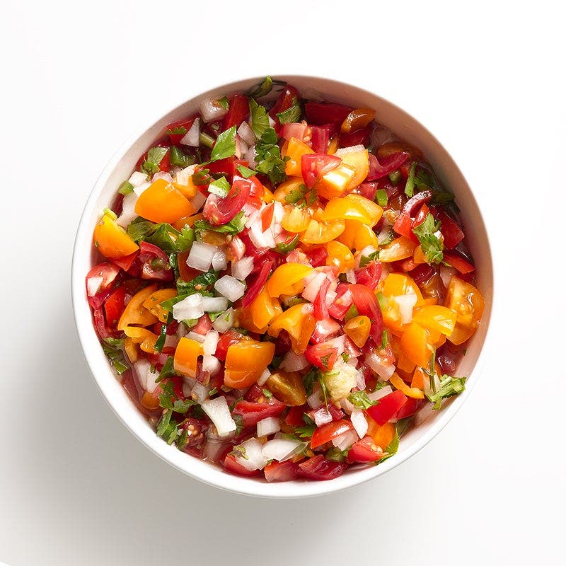 Pico de Gallo mit Kirschtomaten