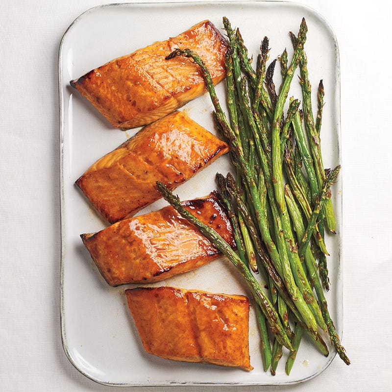 Photo of Honey-glazed salmon by WW