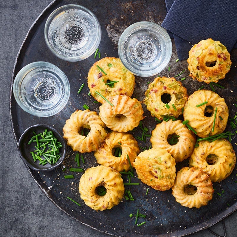 Mini-kouglofs façon quiche lorraine