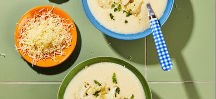 Creamy cauliflower soup