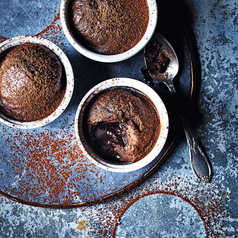 Schoko-Bananensoufflé