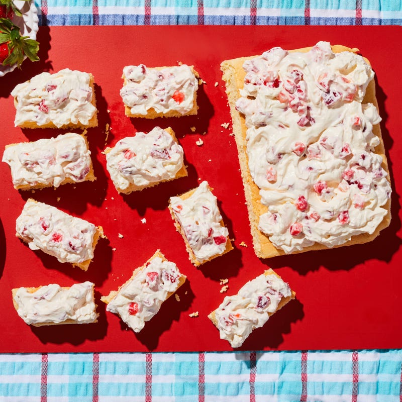 Erdbeer-Schmand-Kuchen vom Blech