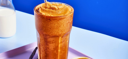 The MacroBarista's Caramel Frappe