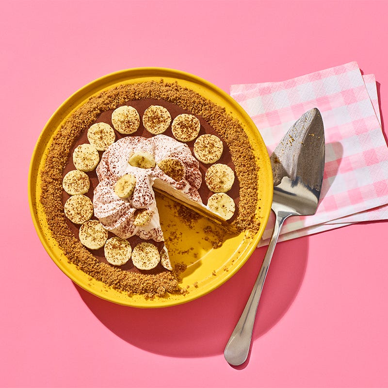 Photo of Easiest-ever no-bake peanut butter & banana fudge pie by WW