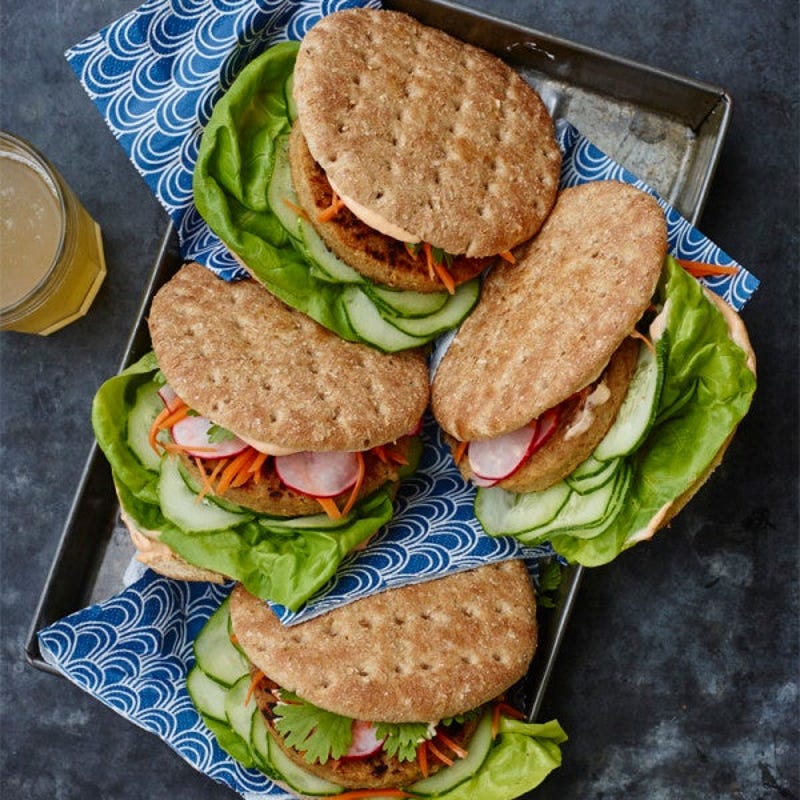 Photo de/du Hamburgers végétariens de style banh mi par WW