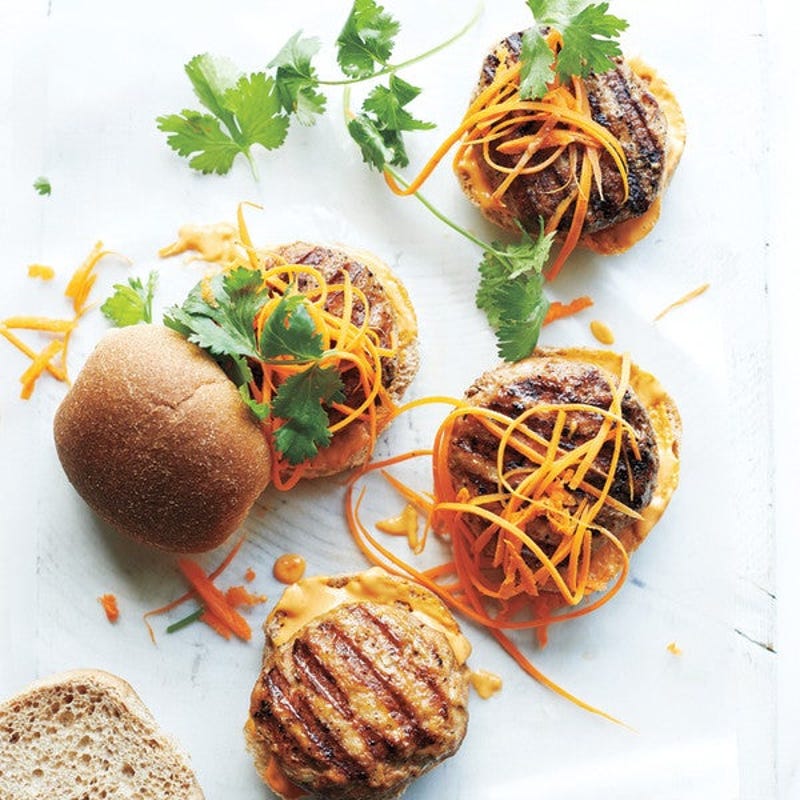 Hamburgers de poulet vietnamiens