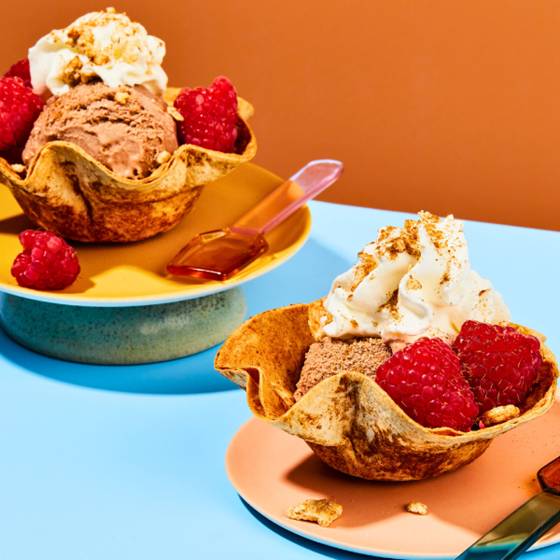 Photo of Churro ice cream cups by WW