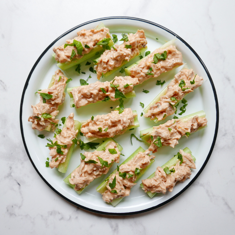 Photo of Buffalo chicken-ranch celery bites by WW