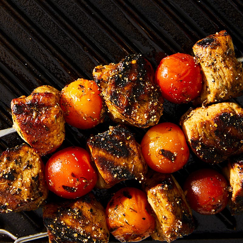 Photo of Grilled Chicken & Veggie Kebabs by WW
