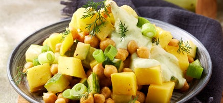 Mango-Kichererbsen-Salat mit Avocado