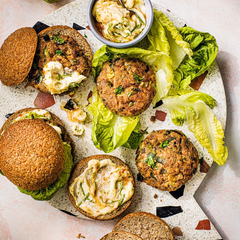 Photo of Tuna burgers with chilli lime mayo by WW