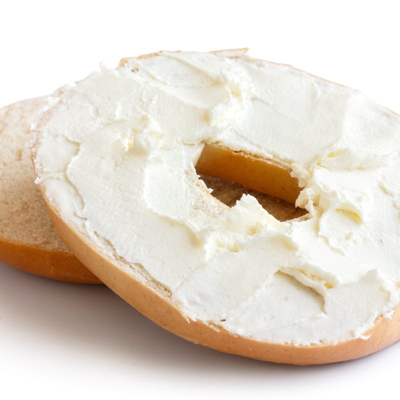 Bagel with cream cheese