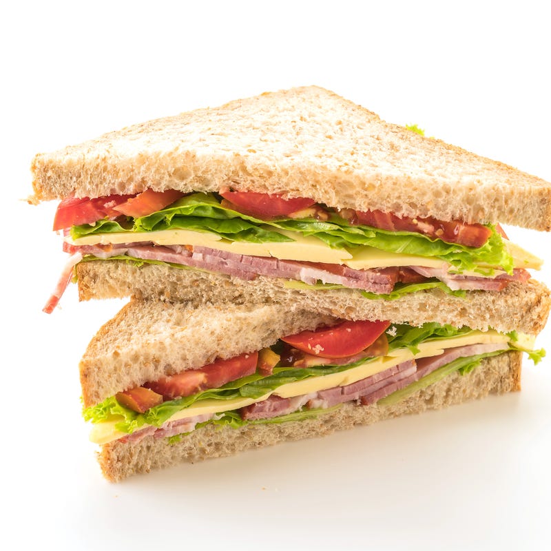 Ham and cheese sandwich