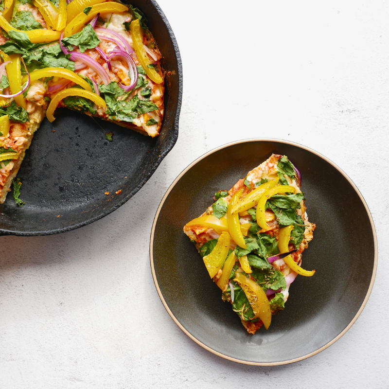 Photo of Deep-dish veggie pizza by WW