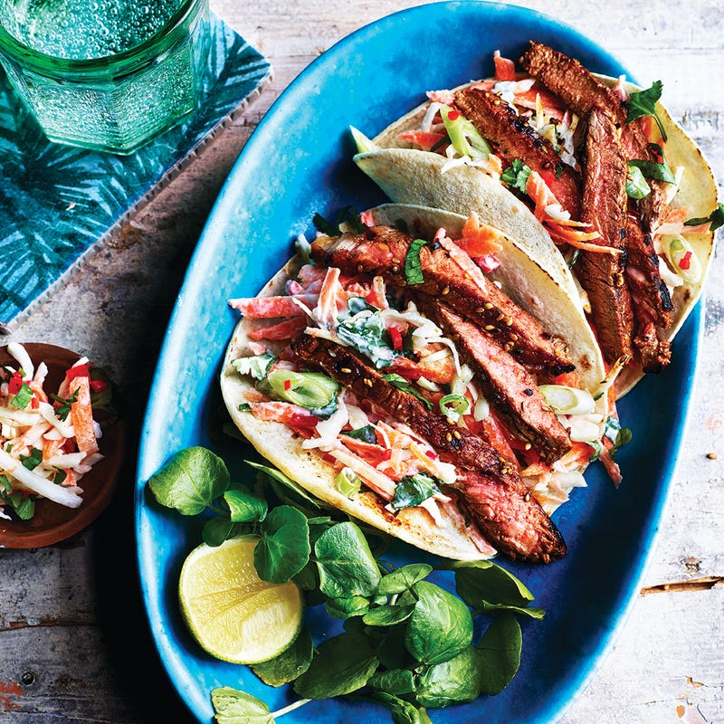 Photo of Asian-style beef tacos by WW