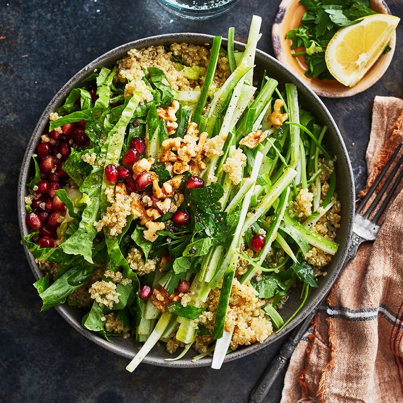 ViktVäktarna - Quinoasallad med örter och granatäpple