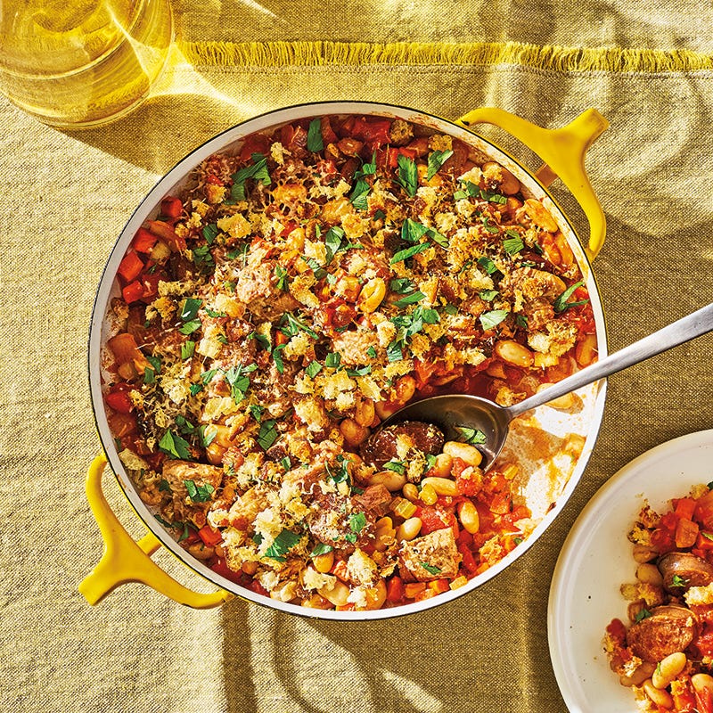 Pork & sausage cassoulet