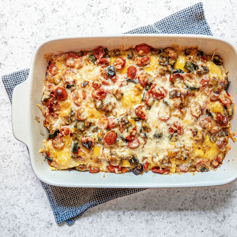 ViktVäktarna - Raviolilasagne med rostad ratatouille