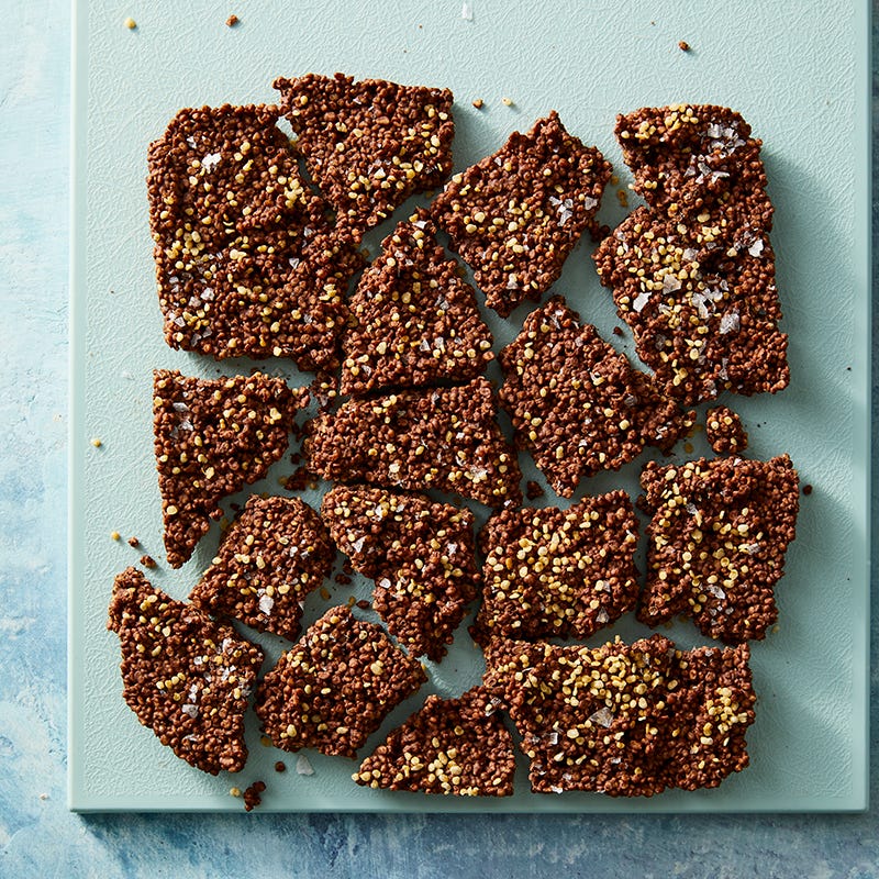 Chocolate Quinoa Crunch Bark