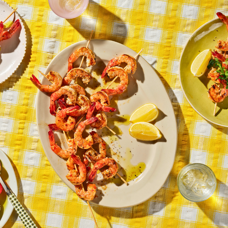 Photo of Grilled shrimp skewers by WW